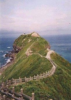 カムイ岬先端を望む