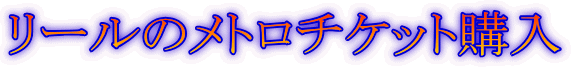 リールのメトロチケット購入