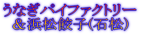 うなぎパイファクトリー、浜松餃子