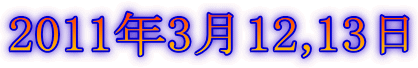 2011年3月12,13日